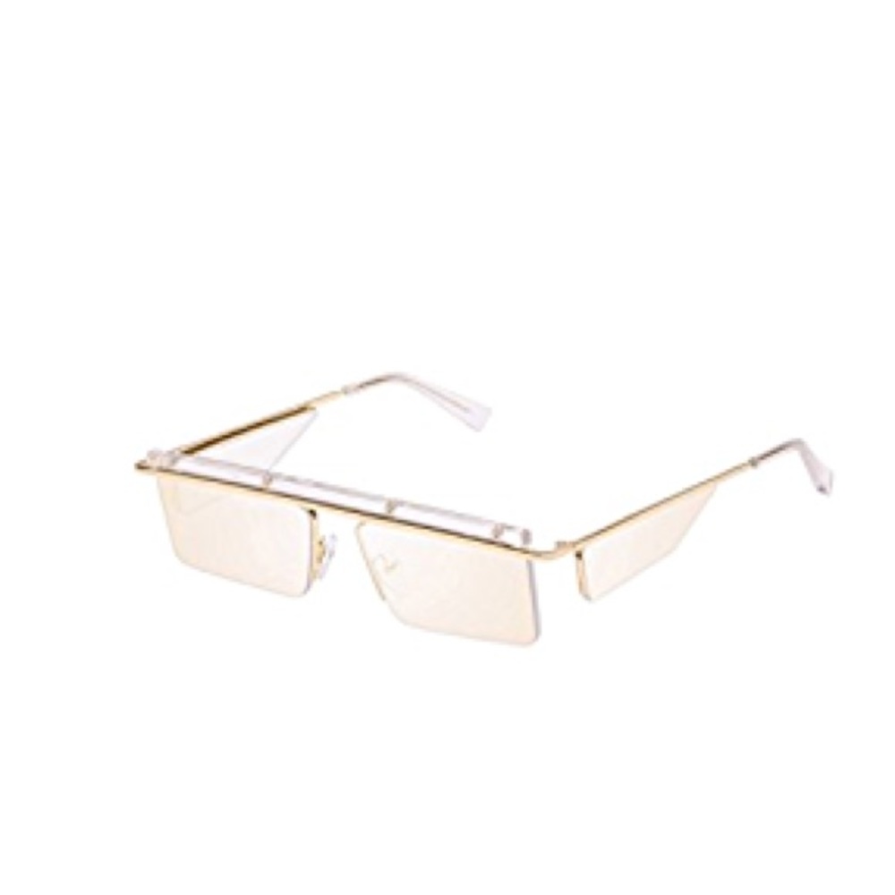 ADAM SELMAN X LE SPECS Luxe THE FLEX Gold Sunglasses